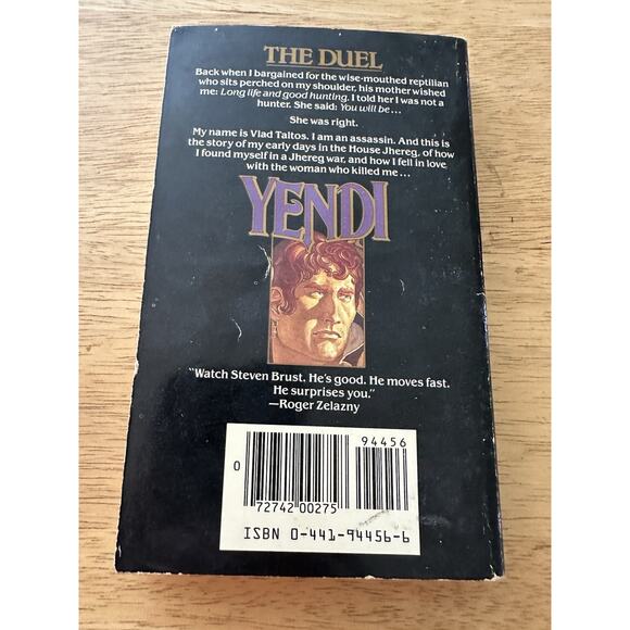 Steven Brust, Fantasy Novels, Yendi, To Reign in Hell, Teckla, set 1980s PB VTG - Picture 5 of 14